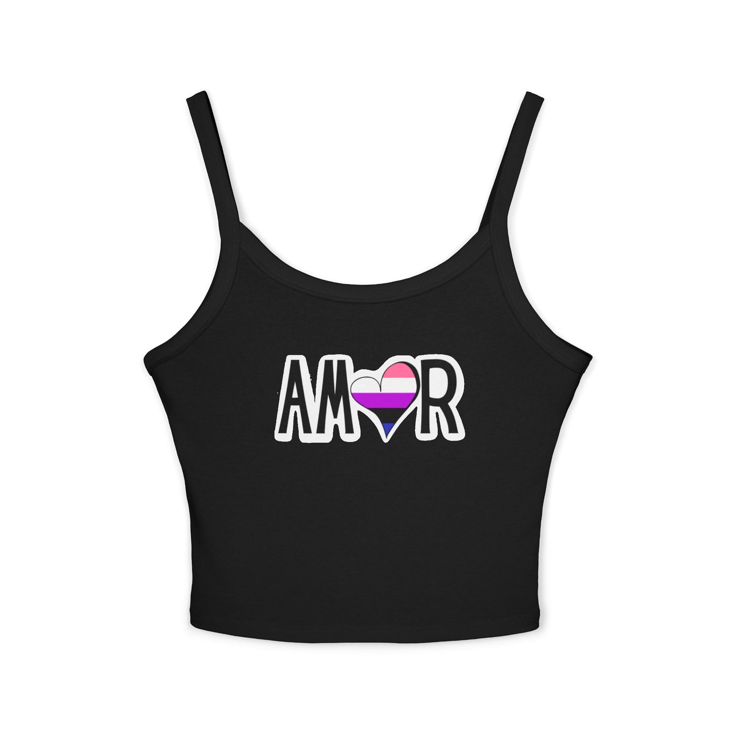 Amor Genderfluid Spaghetti Strap Tank Top