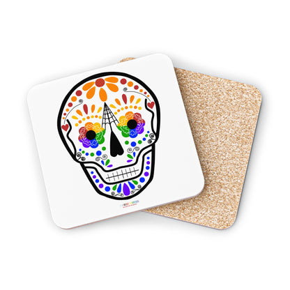 Queer Sugar Skull Coasters