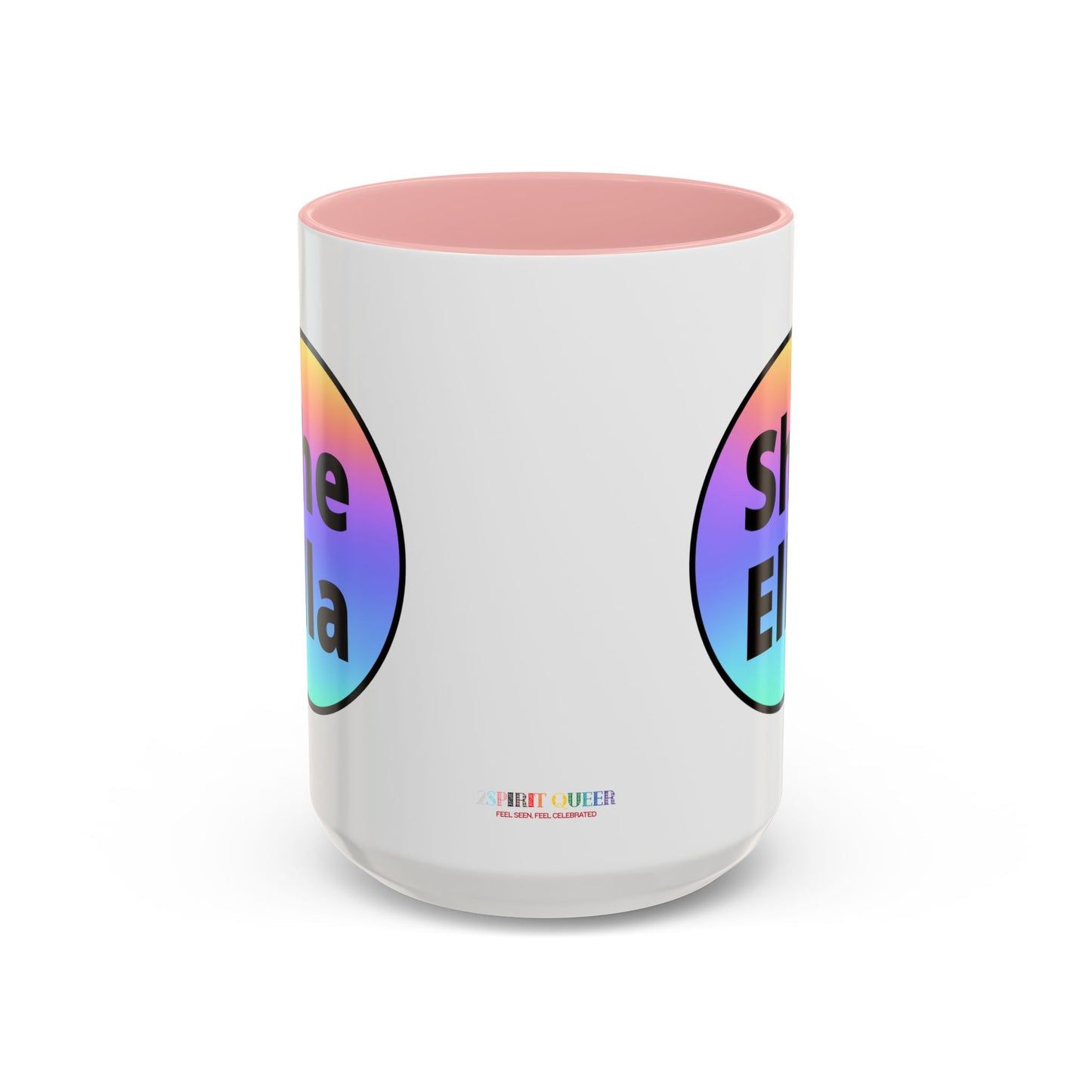 She/Ella  Rainbow Coffee Mug