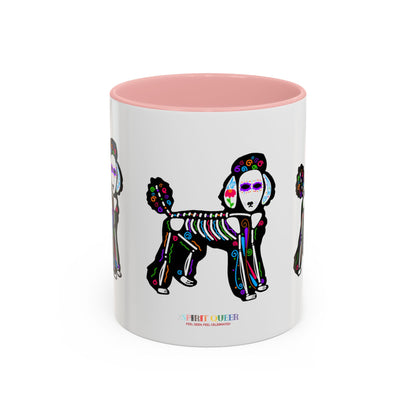 Dia de los Muertos Poodle Coffee Mug
