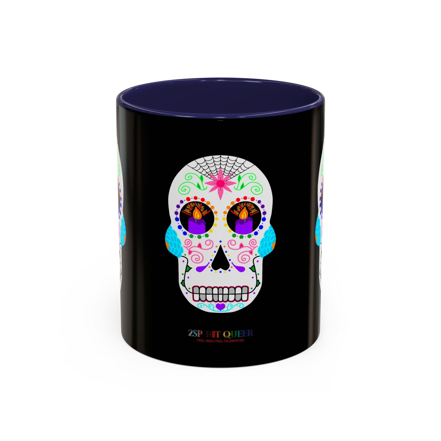 Queer Sugar Skull Coffee Mug