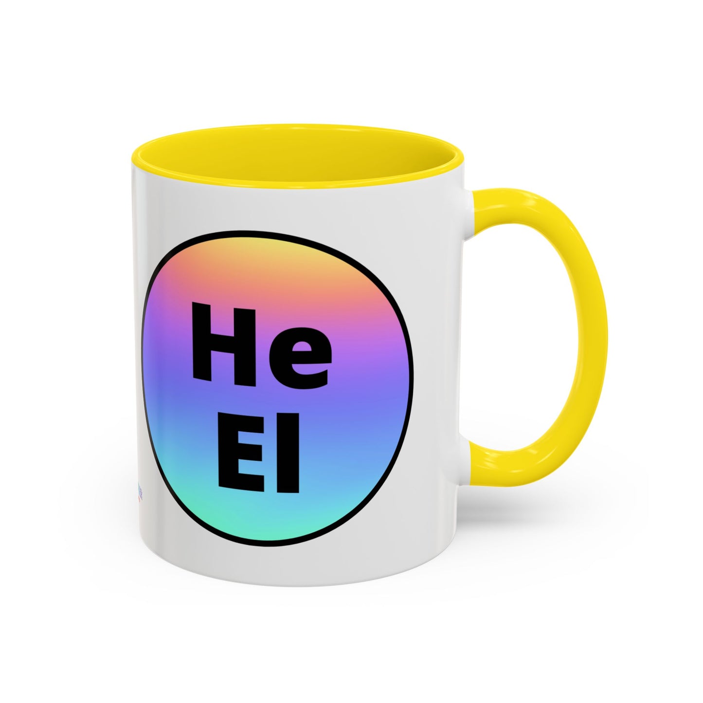 He / El Rainbow Coffee Mug