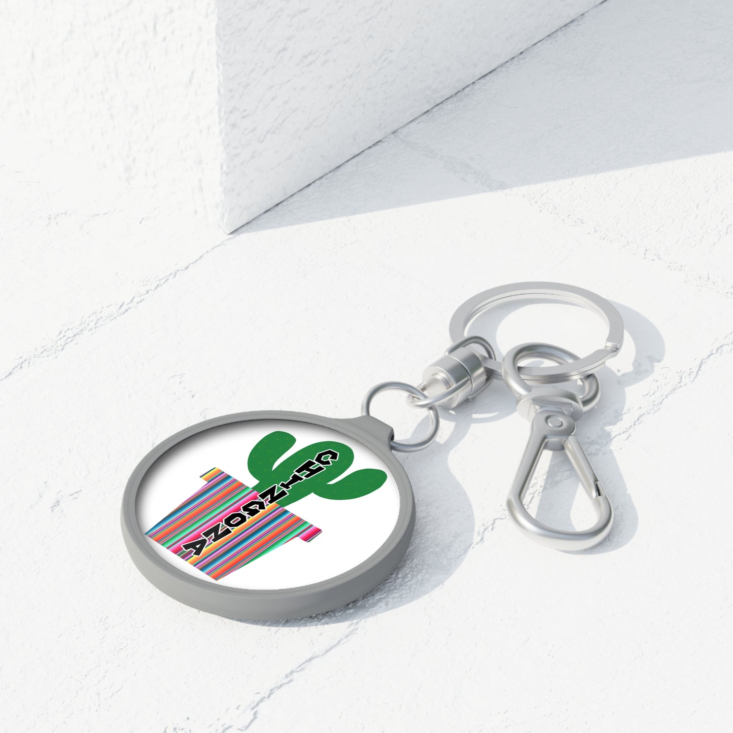 Chingona Cacti Keyring Tag