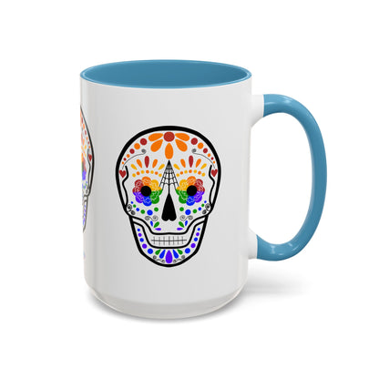Queer Sugar Skull Coffee Mug