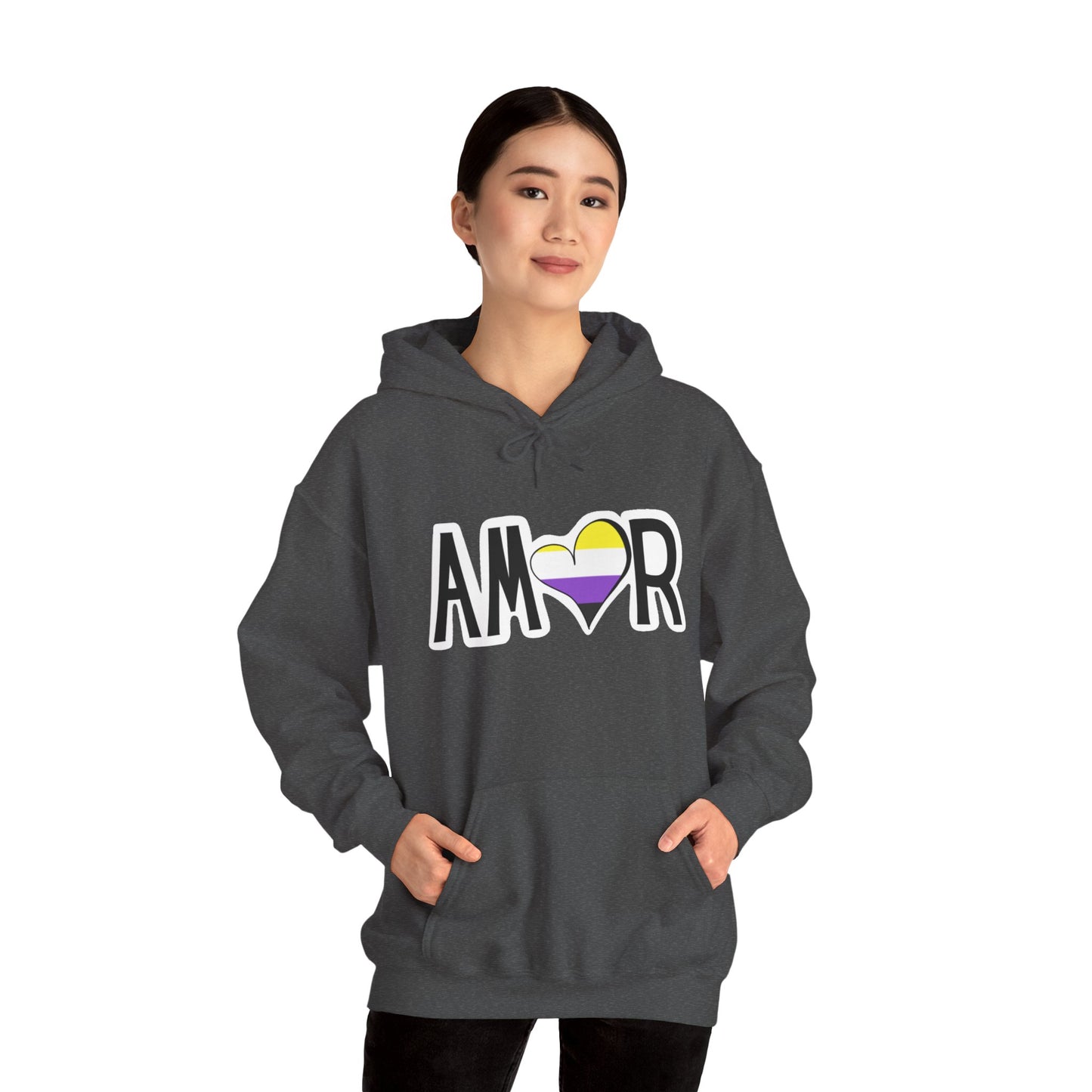 Amor Non Binary Hooded Sweatshirt