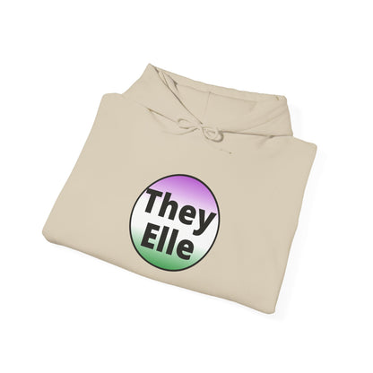 They/Elle Gender NonConforming Hooded Sweatshirt