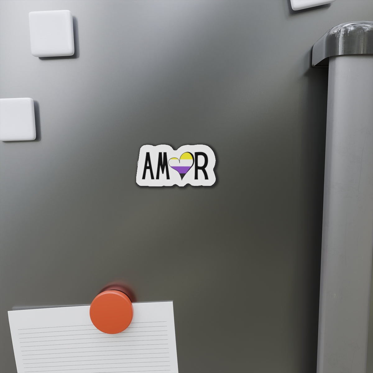 Amor Non Binary Die-Cut Magnet