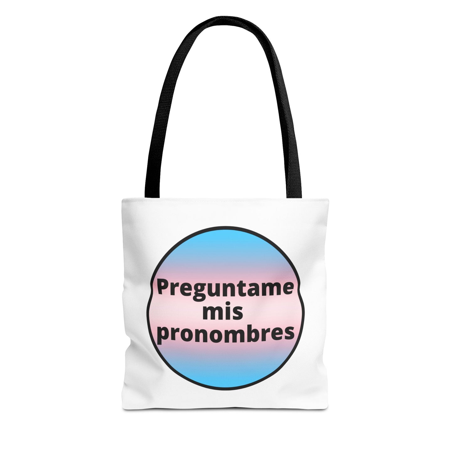Preguntame mis Pronombres Trans Tote Bag