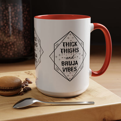 Thick Thighs Bruja Vibes Coffee Mug