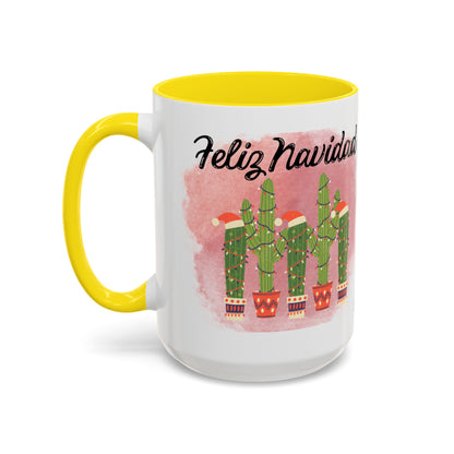 Feliz Navidad Cacti Coffee Mug