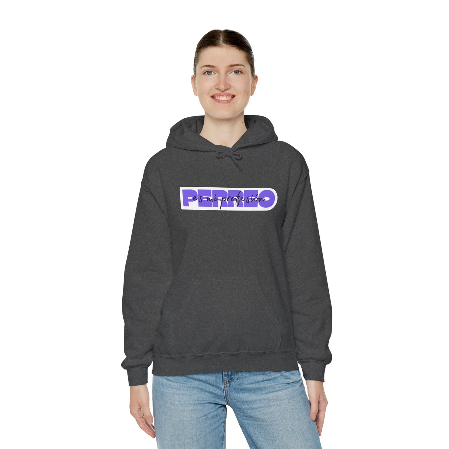 Perreo Es Mi Profesion - Purple Hooded Sweatshirt
