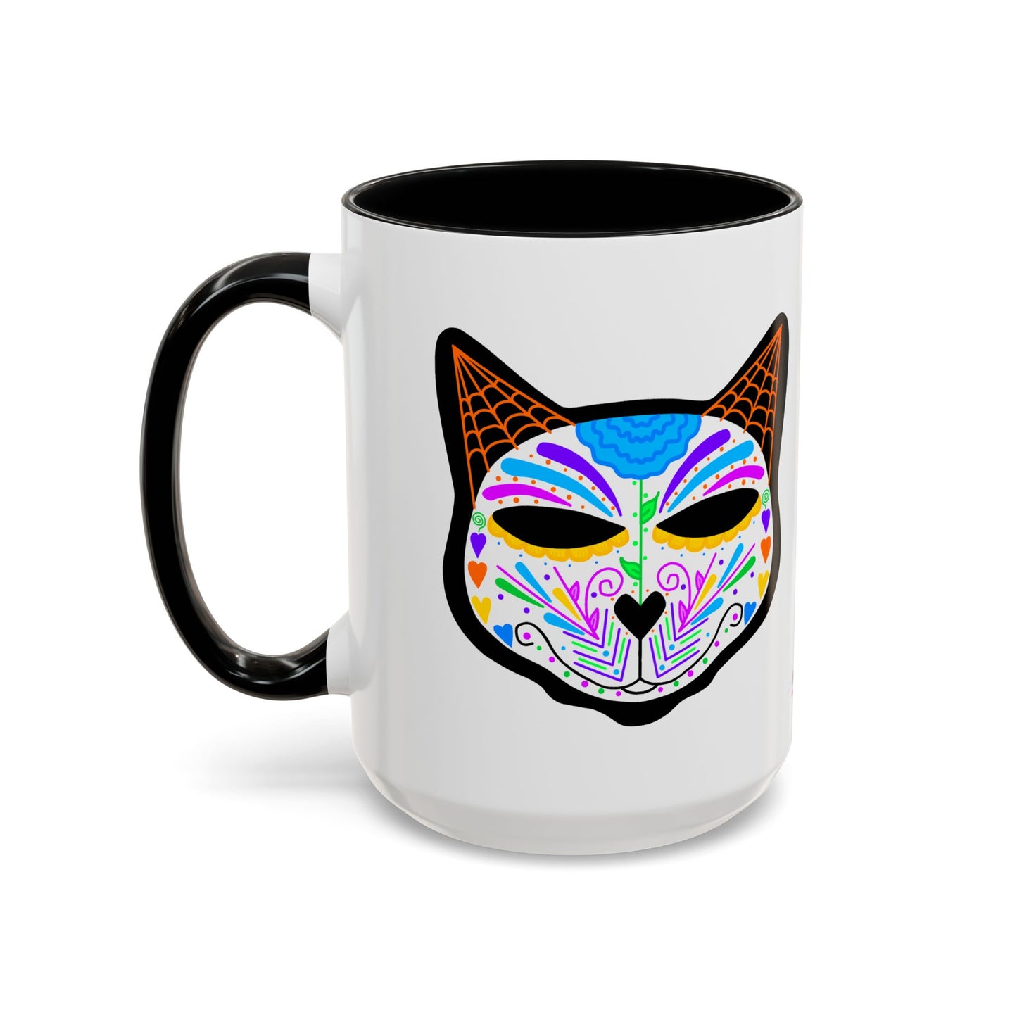 Dia de los Muertos Cat Coffee Mug