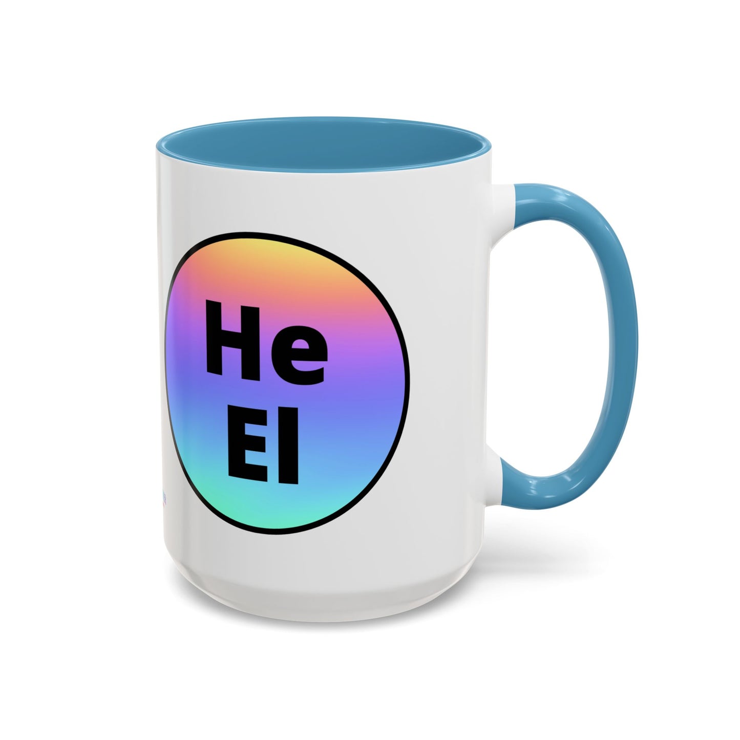 He / El Rainbow Coffee Mug