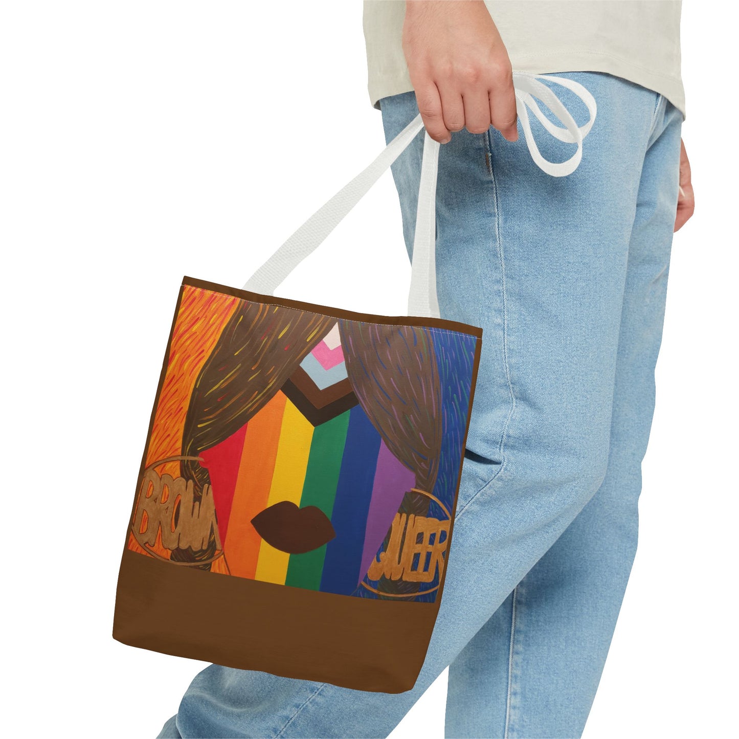 Brown and Queer Tote Bag