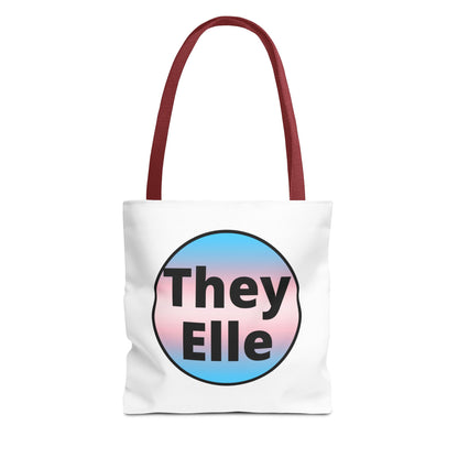 They/Elle Trans Tote Bag