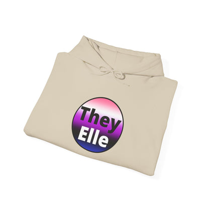 They / Elle Genderfluid Hooded Sweatshirt