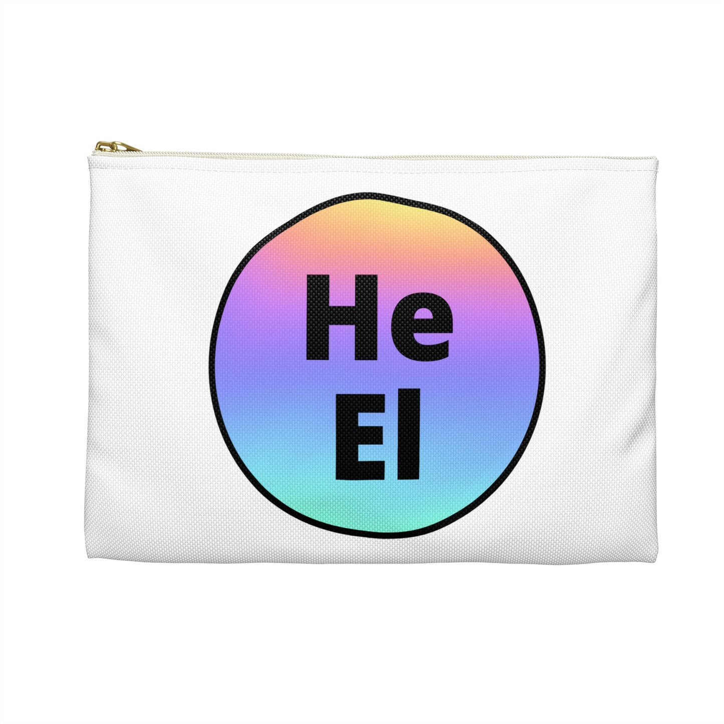 He / El Rainbow Accessory Pouch