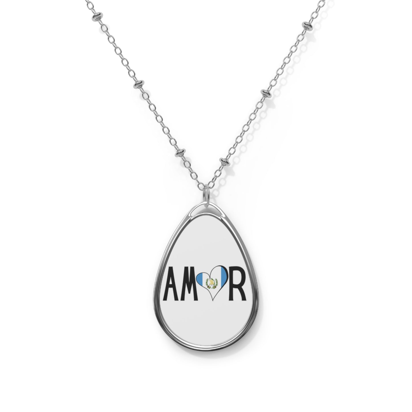 Amor Guatemala Oval Necklace