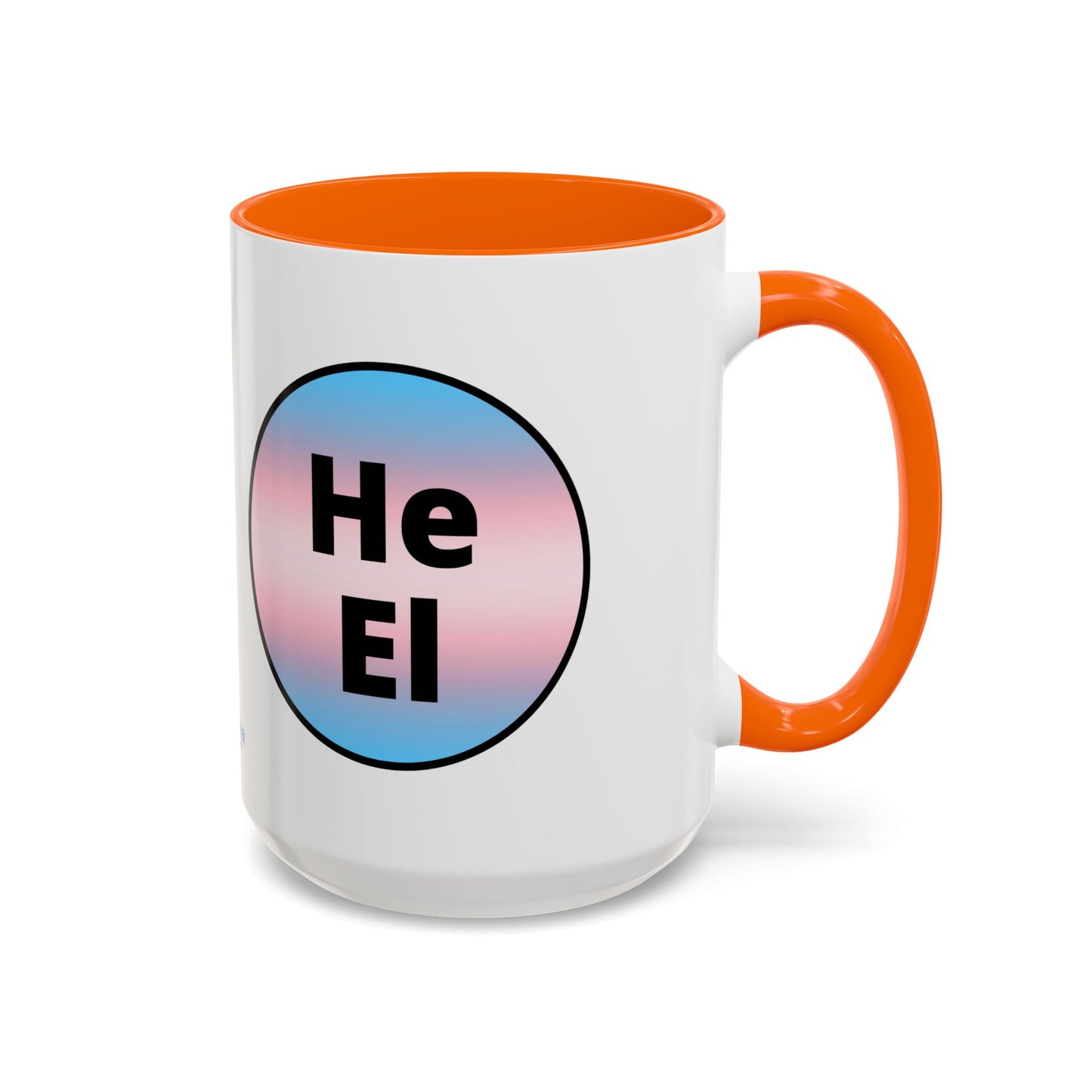 He/El Trans Accent Coffee Mug