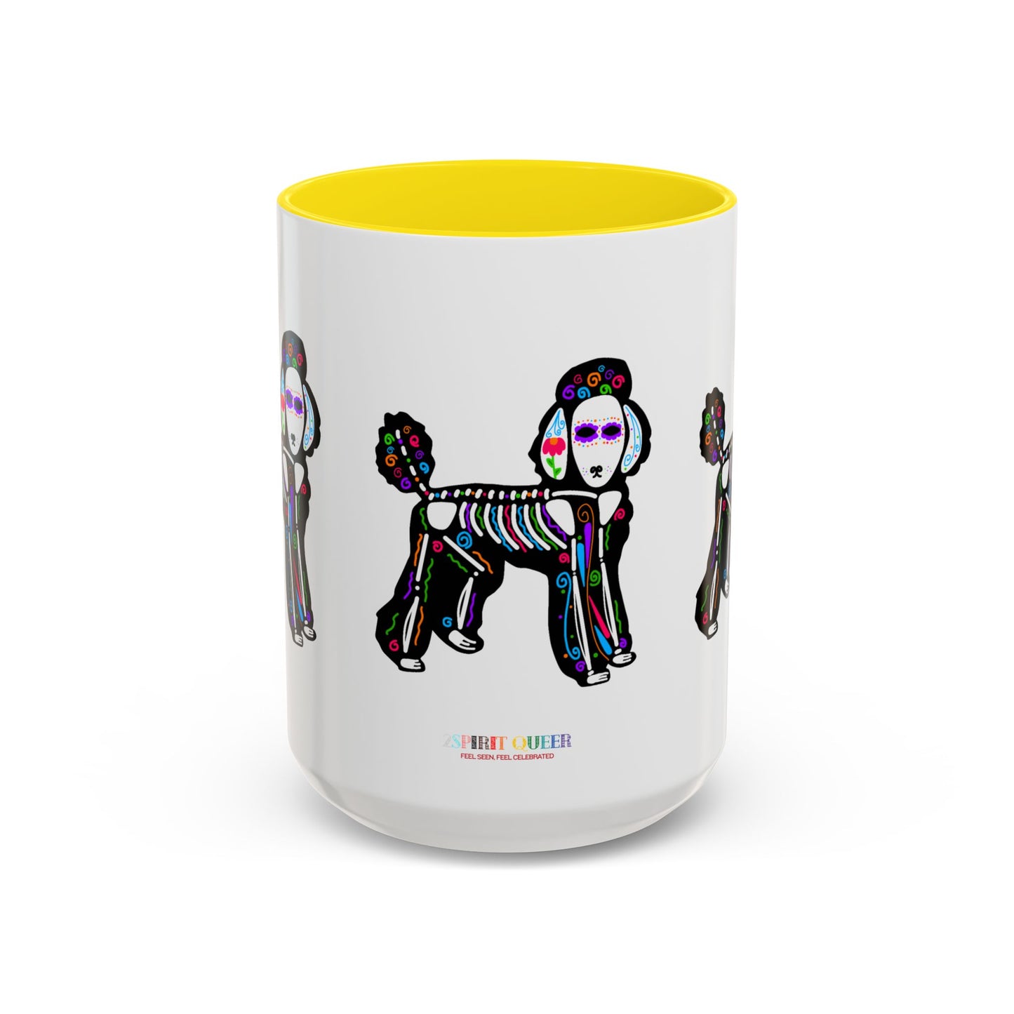Dia de los Muertos Poodle Coffee Mug