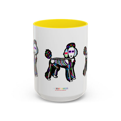 Dia de los Muertos Poodle Coffee Mug