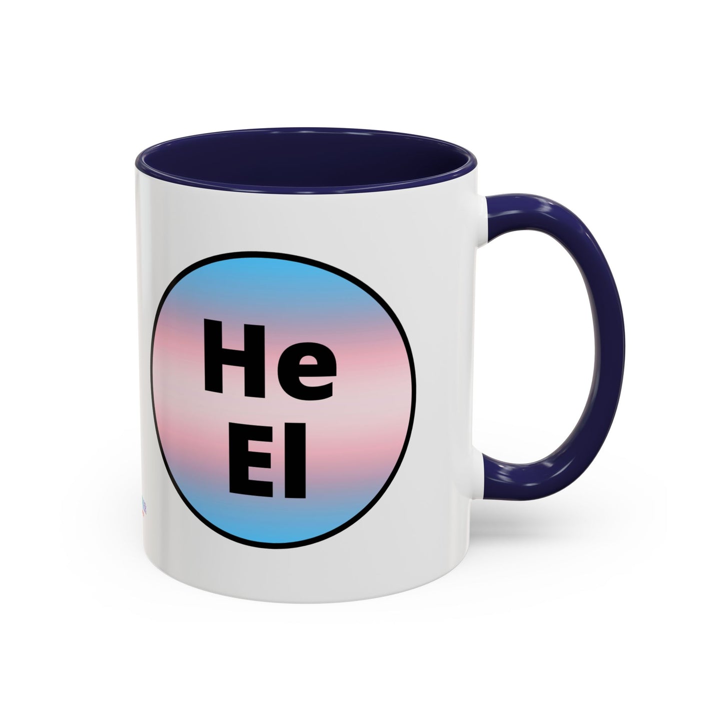 He/El Trans Accent Coffee Mug