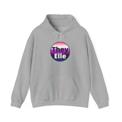They / Elle Genderfluid Hooded Sweatshirt
