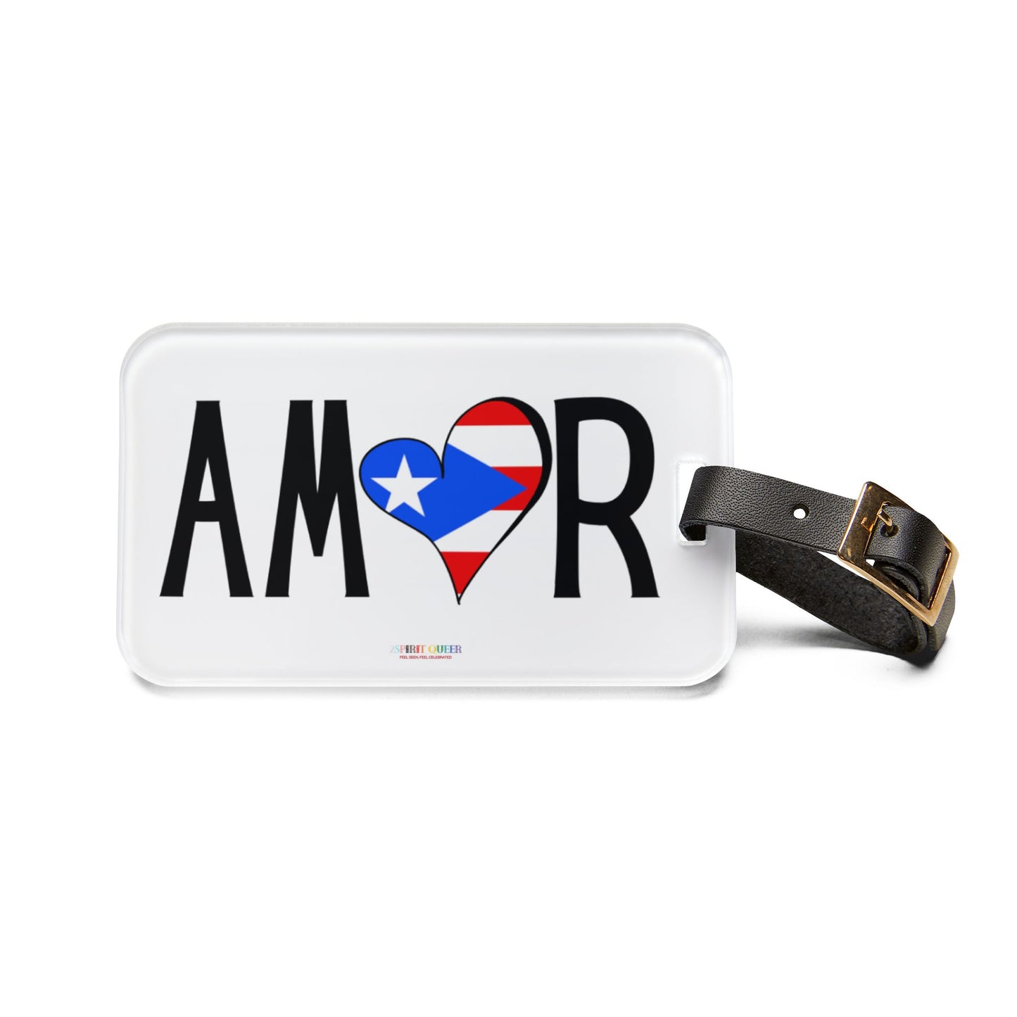 Amor Puerto Rico Luggage Tag