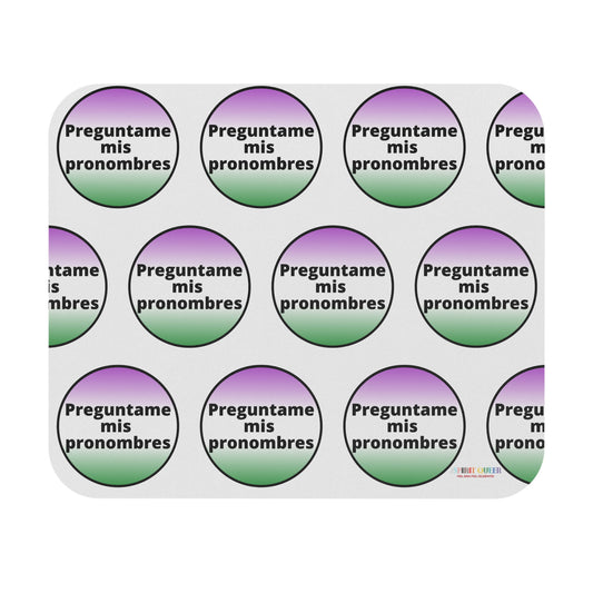 Preguntame mis Pronombres - GNC Mouse Pad (Rectangle)