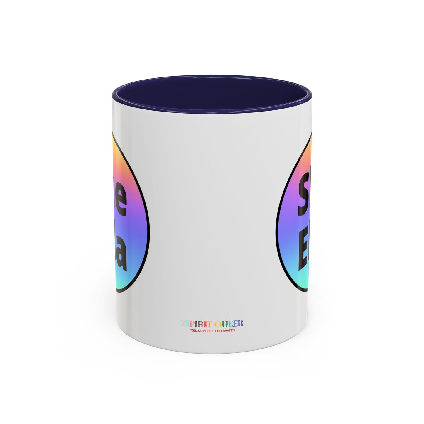 She/Ella  Rainbow Coffee Mug