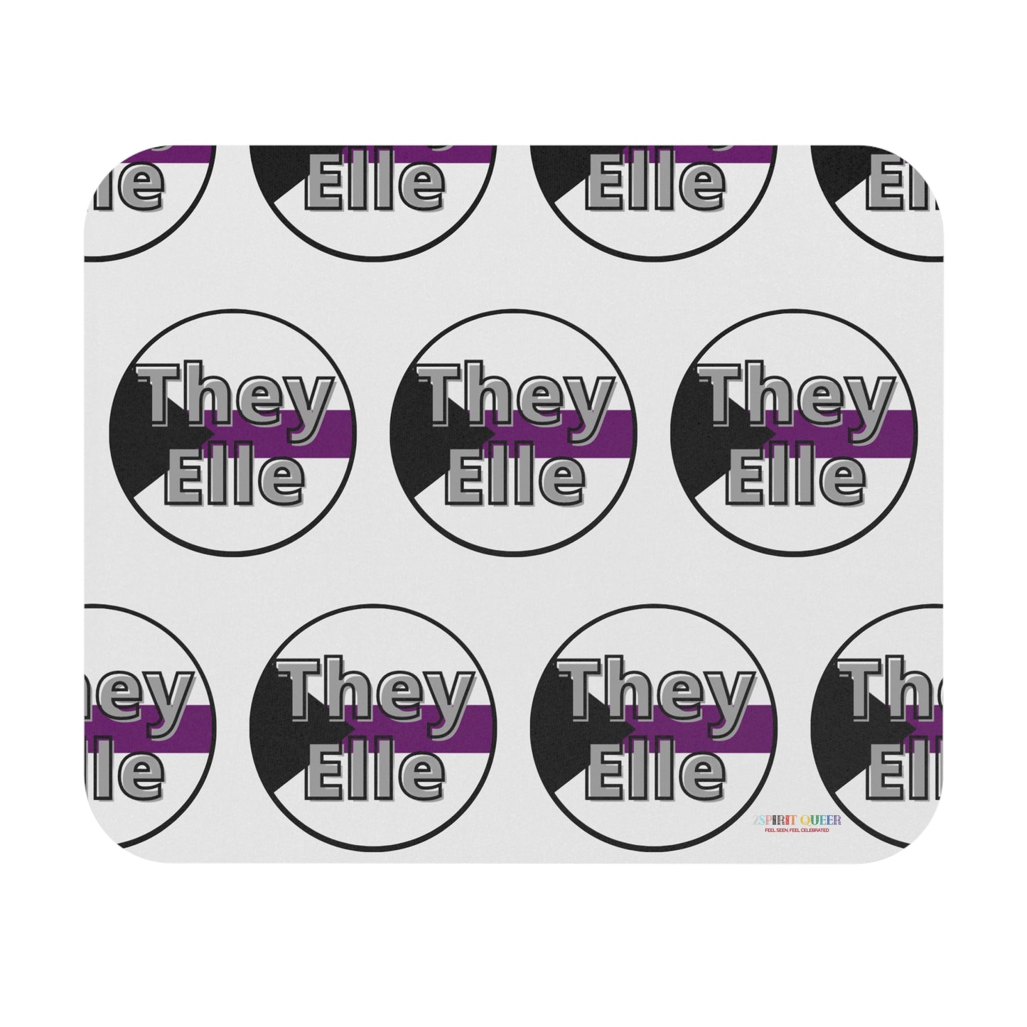 They / Elle - Demi Mouse Pad (Rectangle)