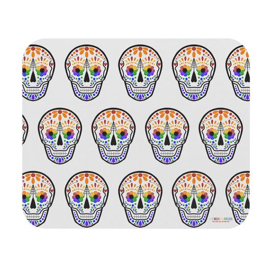 Queer Sugar Skull Mouse Pad (Rectangle)
