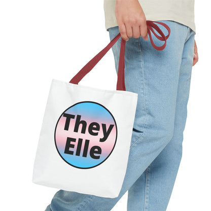 They/Elle Trans Tote Bag