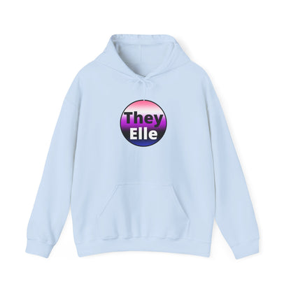 They / Elle Genderfluid Hooded Sweatshirt
