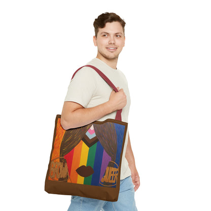 Brown and Queer Tote Bag