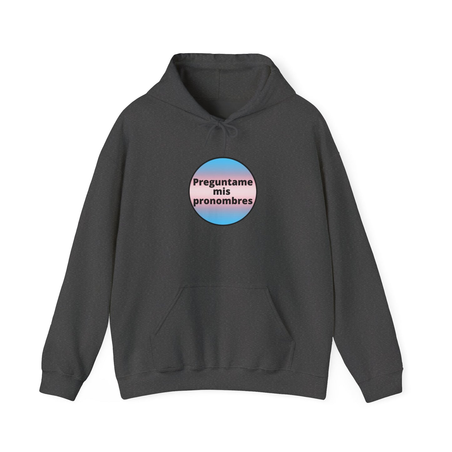 Preguntame mis Pronombres Trans Hooded Sweatshirt