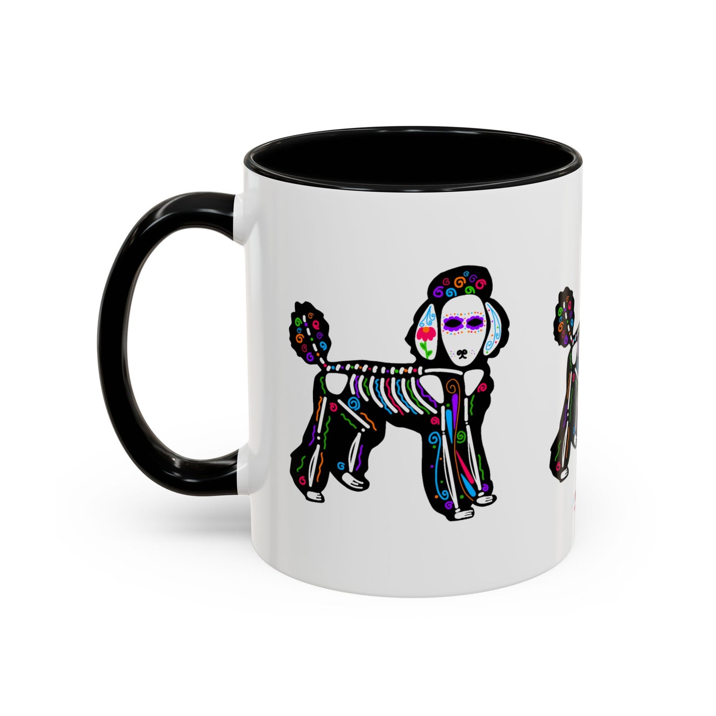 Dia de los Muertos Poodle Coffee Mug