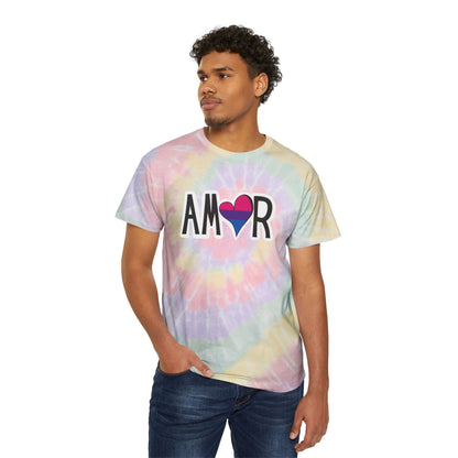Amor  - Bi Tie-Dye Tee, Spiral