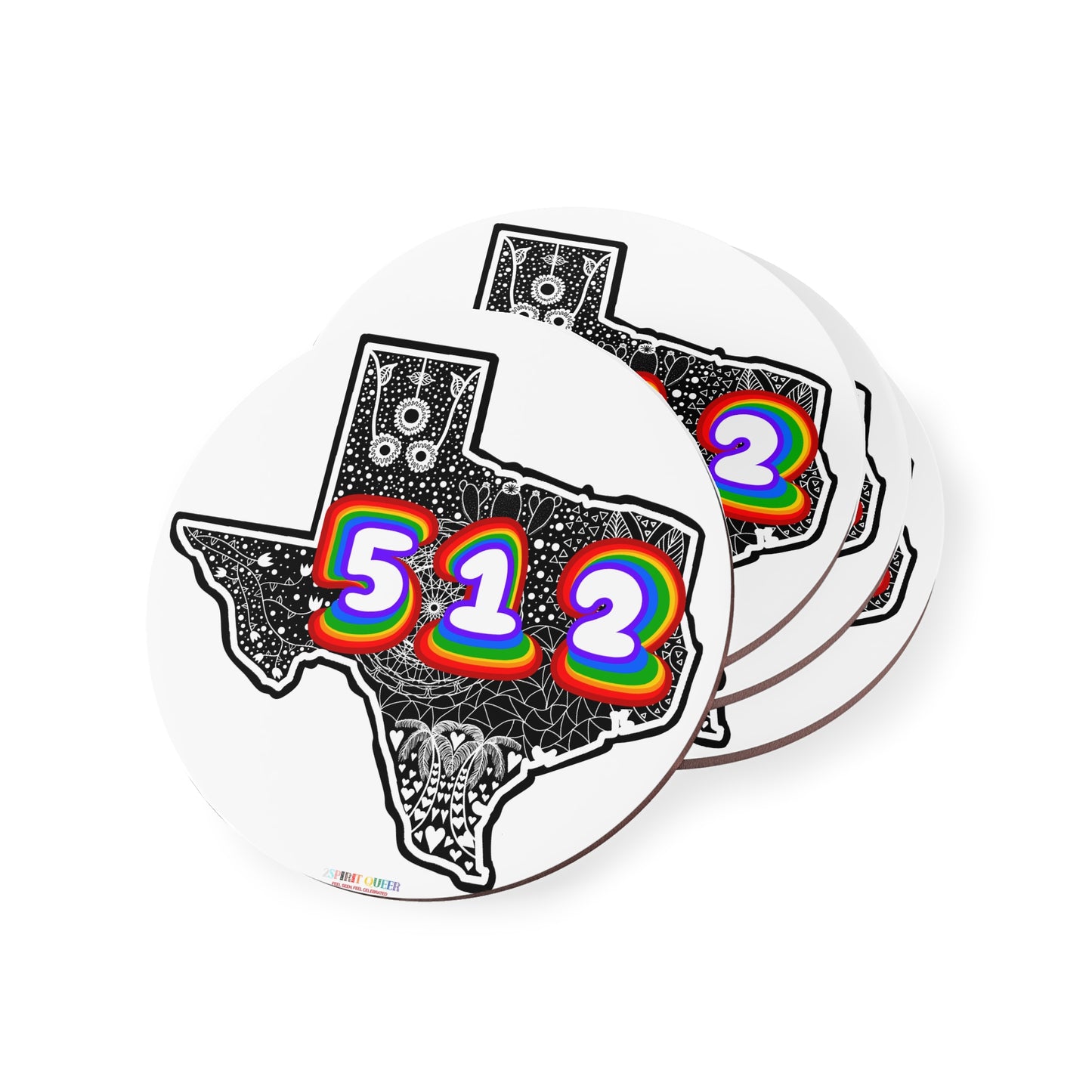 Texas 512 Coasters