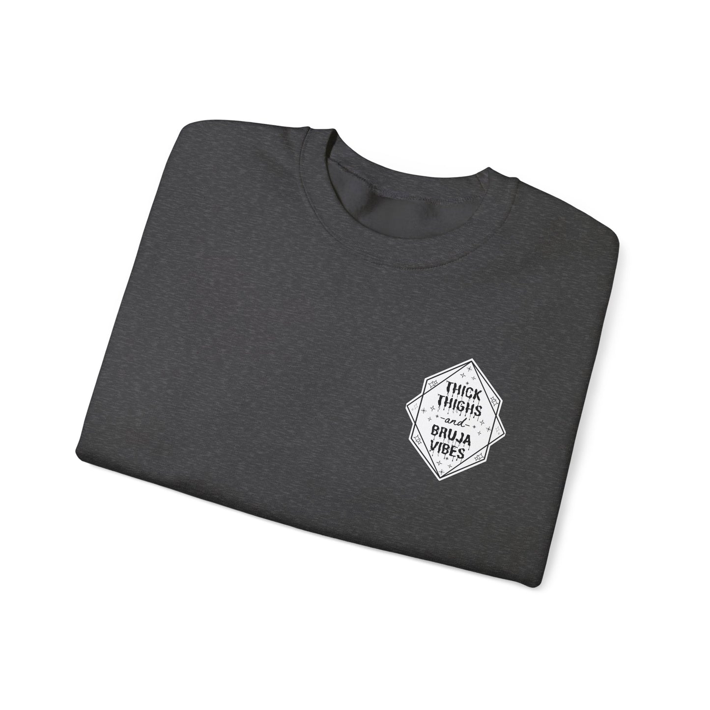 Thick Thighs Bruja Vibes Crewneck Sweatshirt