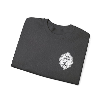 Thick Thighs Bruja Vibes Crewneck Sweatshirt