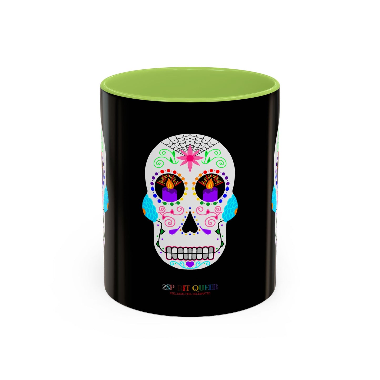 Queer Sugar Skull Coffee Mug