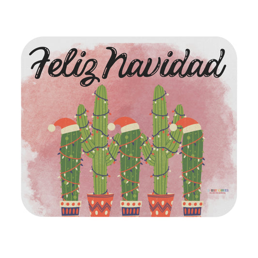 Feliz Navidad Cacti Mouse Pad (Rectangle)