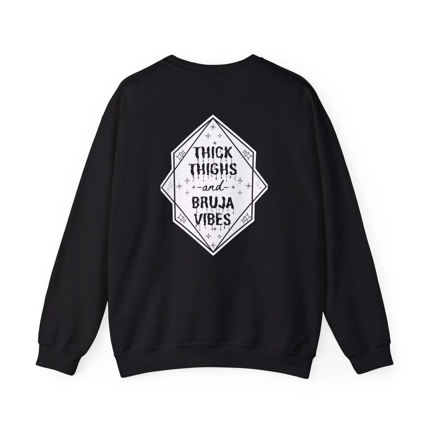 Thick Thighs Bruja Vibes Crewneck Sweatshirt