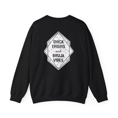 Thick Thighs Bruja Vibes Crewneck Sweatshirt