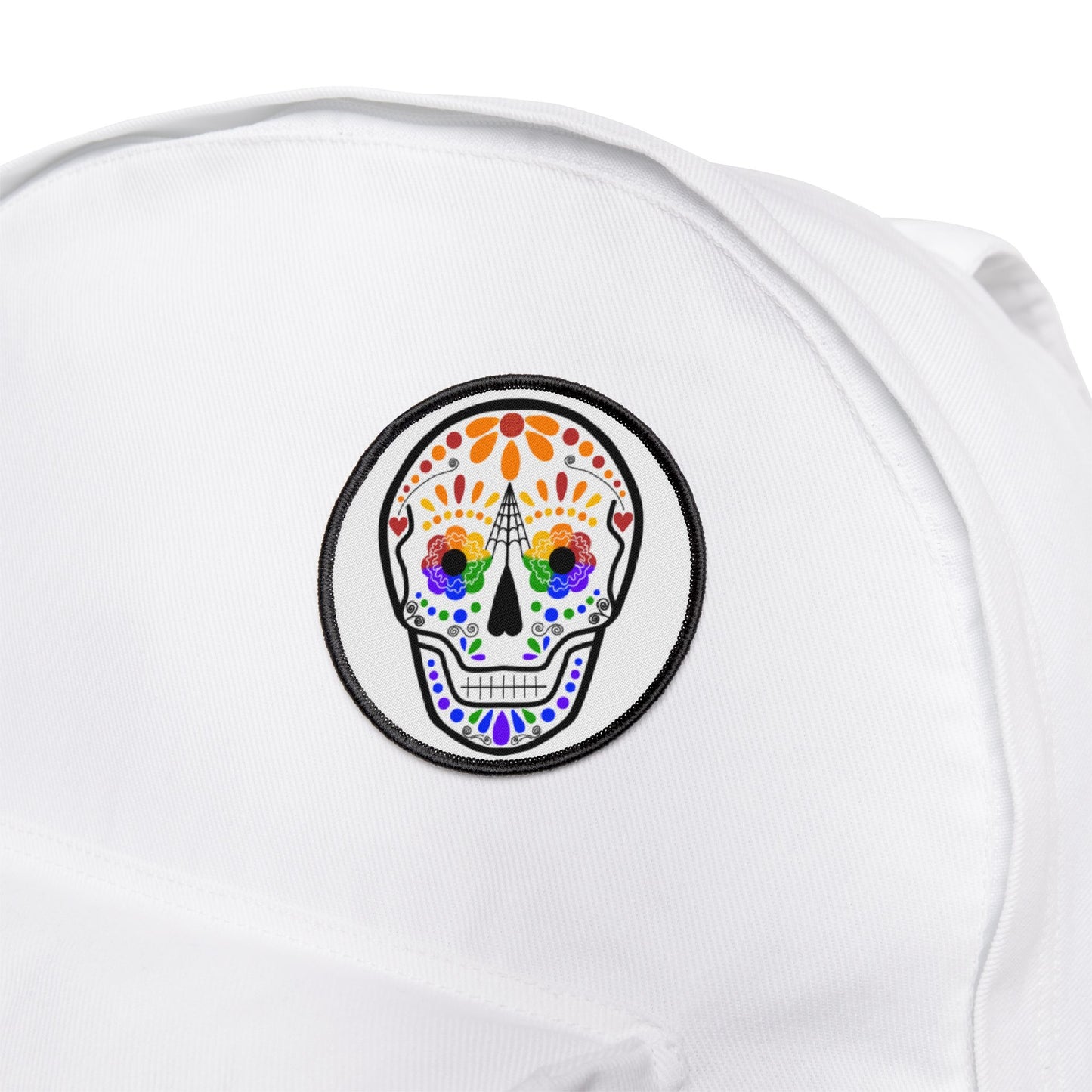 Queer Sugar Skull Iron-On Patch