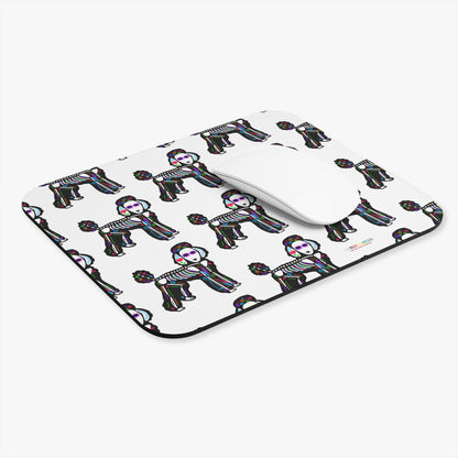 Dia de los Muertos Poodle Mouse Pad (Rectangle)