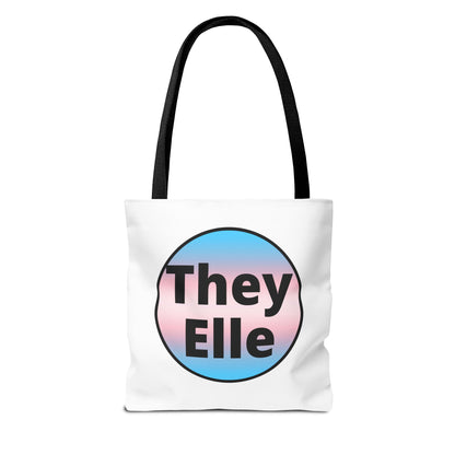 They/Elle Trans Tote Bag
