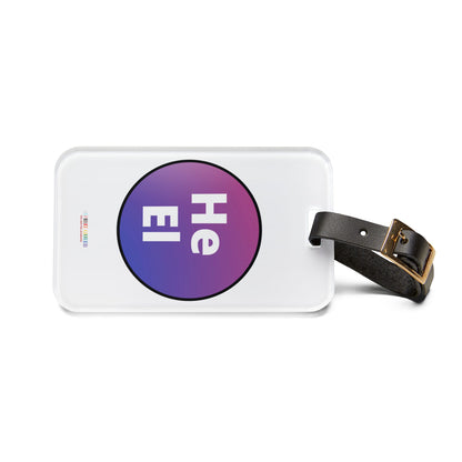 He/El Bi Luggage Tag