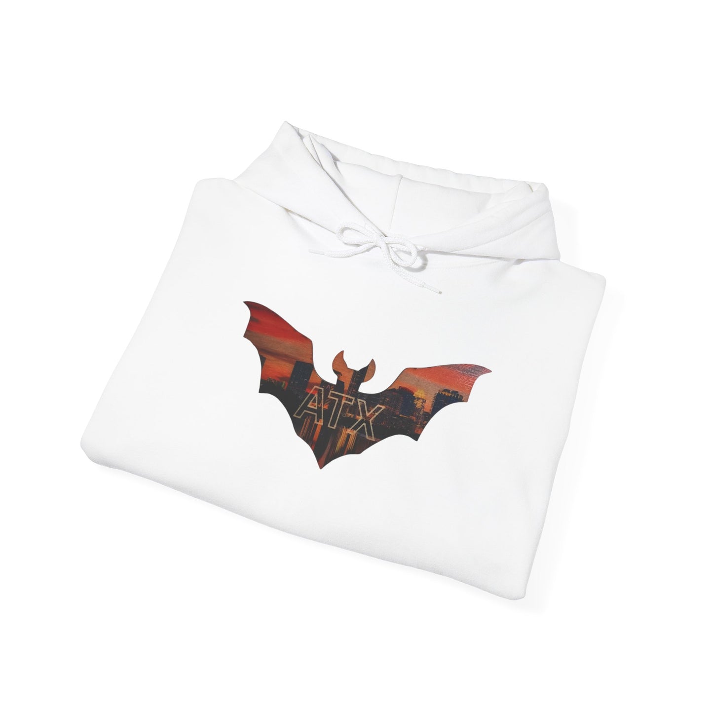 ATX Skyline Bat Hooded Sweatshirt